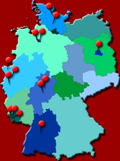 Steak Hands Deutschland-Karte